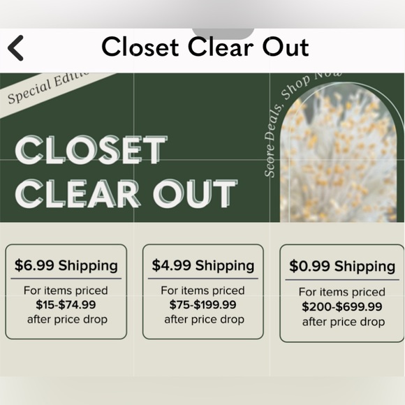 👚 SALE ! CLOSET CLEAR OUT TODAY ONLY 🛍SHOP TIL YOU DROP! 🛒 - Picture 2 of 6